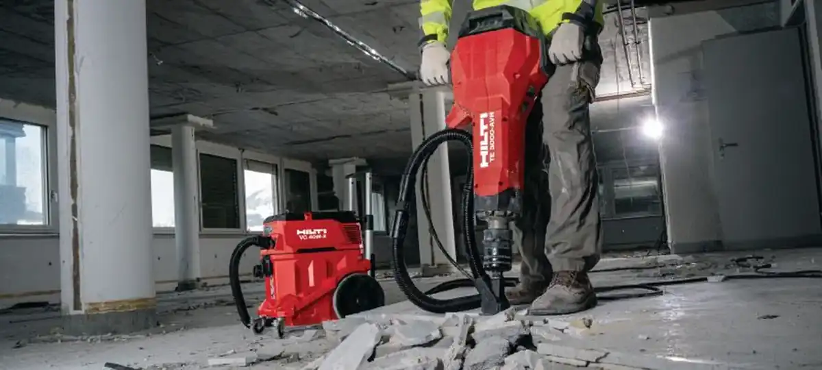 Zeminde hiltiyle beton kırımı